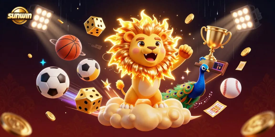 Experience the exhilaration of betting with sunwin illustrated in a vibrant space-themed scene.