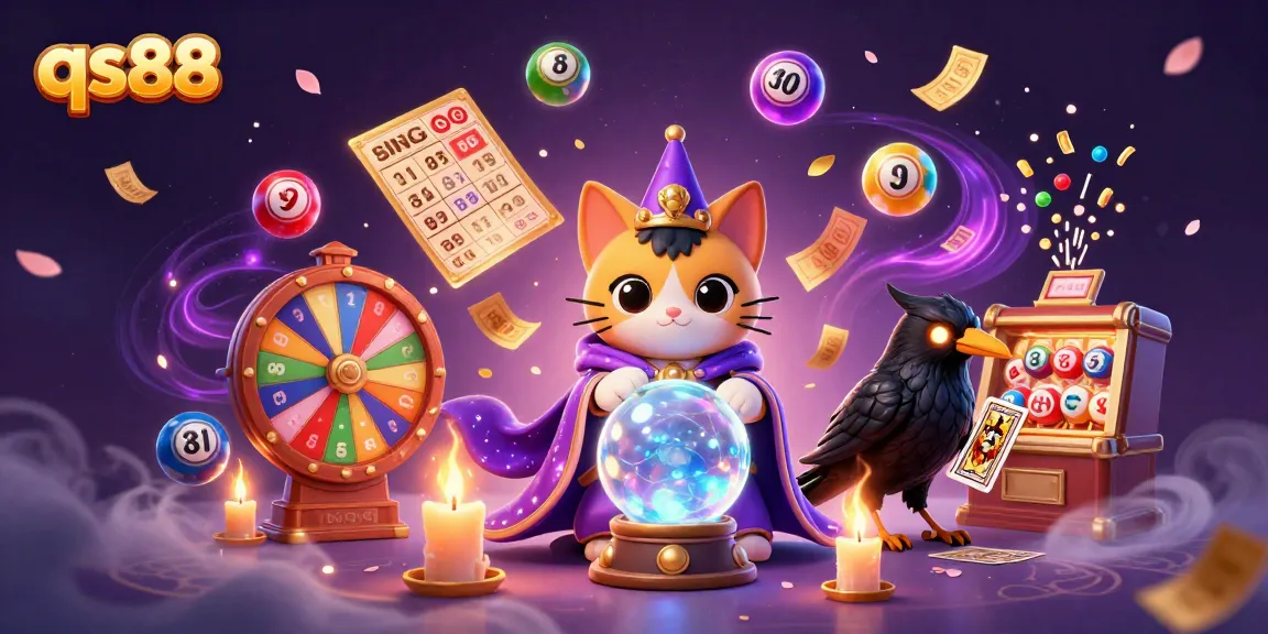 Experience the thrills of qs88 with a crystal ball fortune teller and dynamic lottery elements.