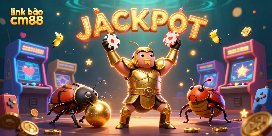 Experience big wins with link vào cm88 in this vibrant casino illustration showcasing adventure and excitement.