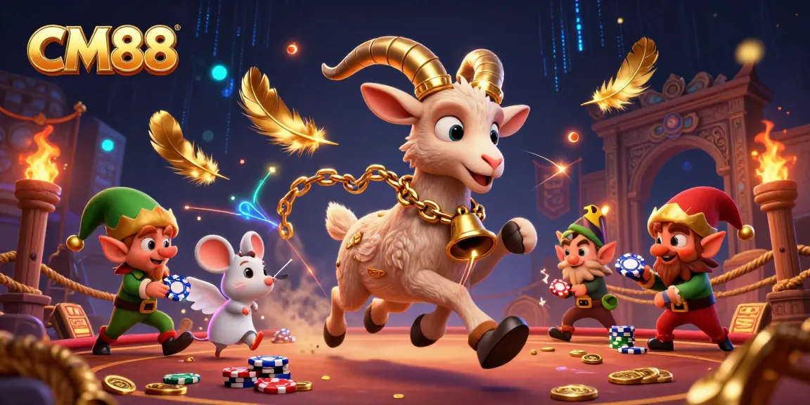 Experience thrilling gameplay at CM88 with vibrant casino action and lively cartoon characters.