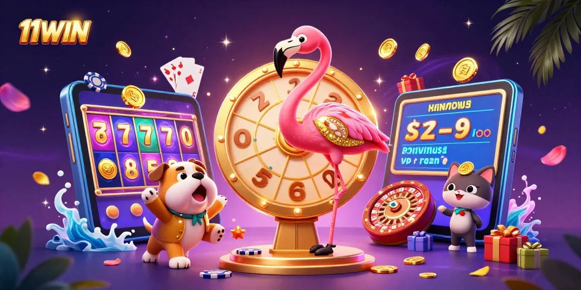 Engage with thrilling casino games at 11WIN through an interactive prize wheel atmosphere.