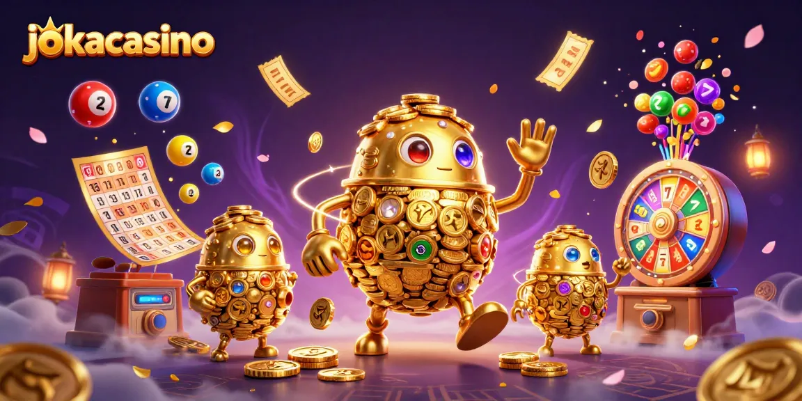 Engage with the exciting world of jokacasino featuring a golden golem and vibrant slot elements.